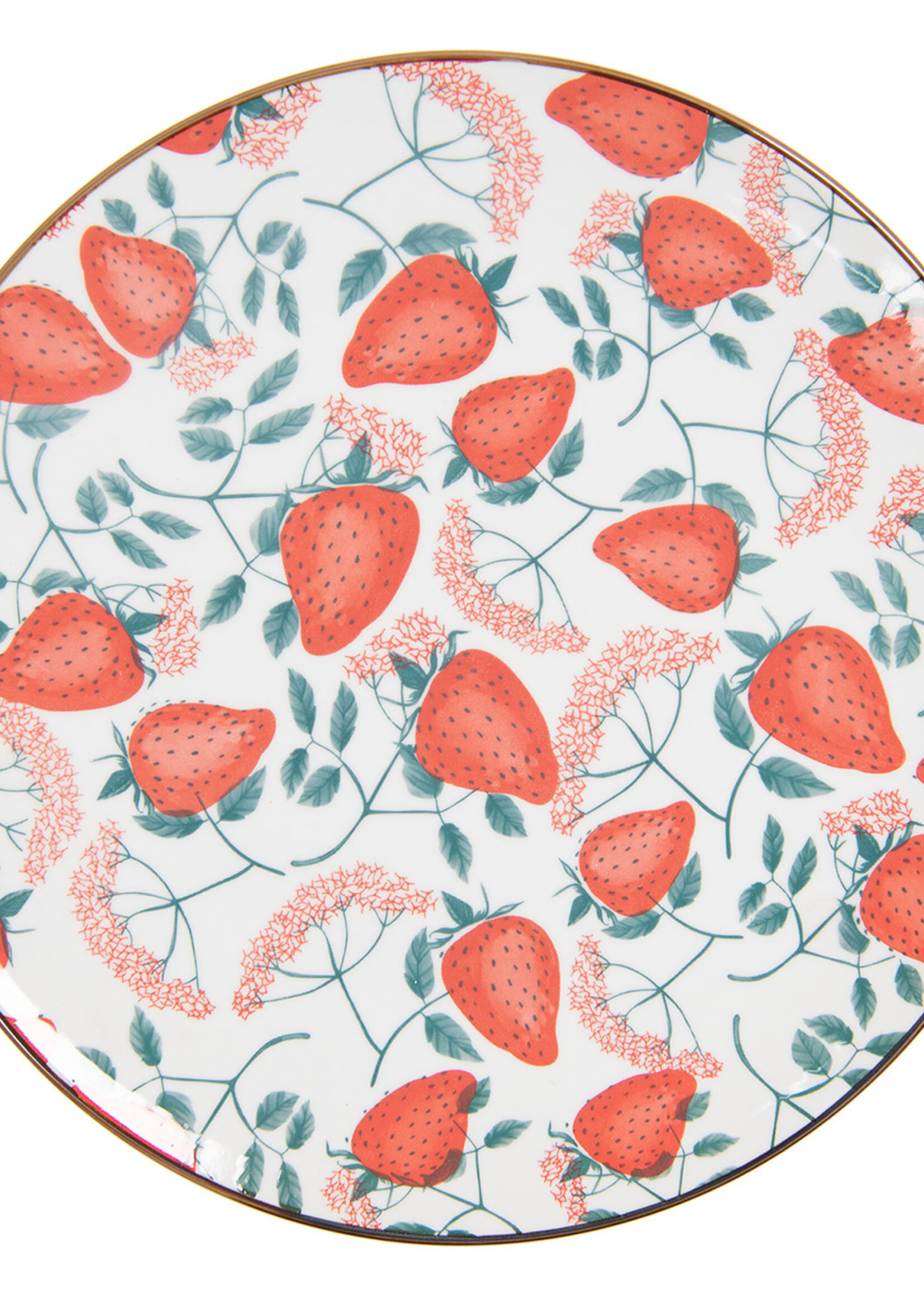 Clayre & Eef Grande assiette Ø 26 cm 6CEFP0051