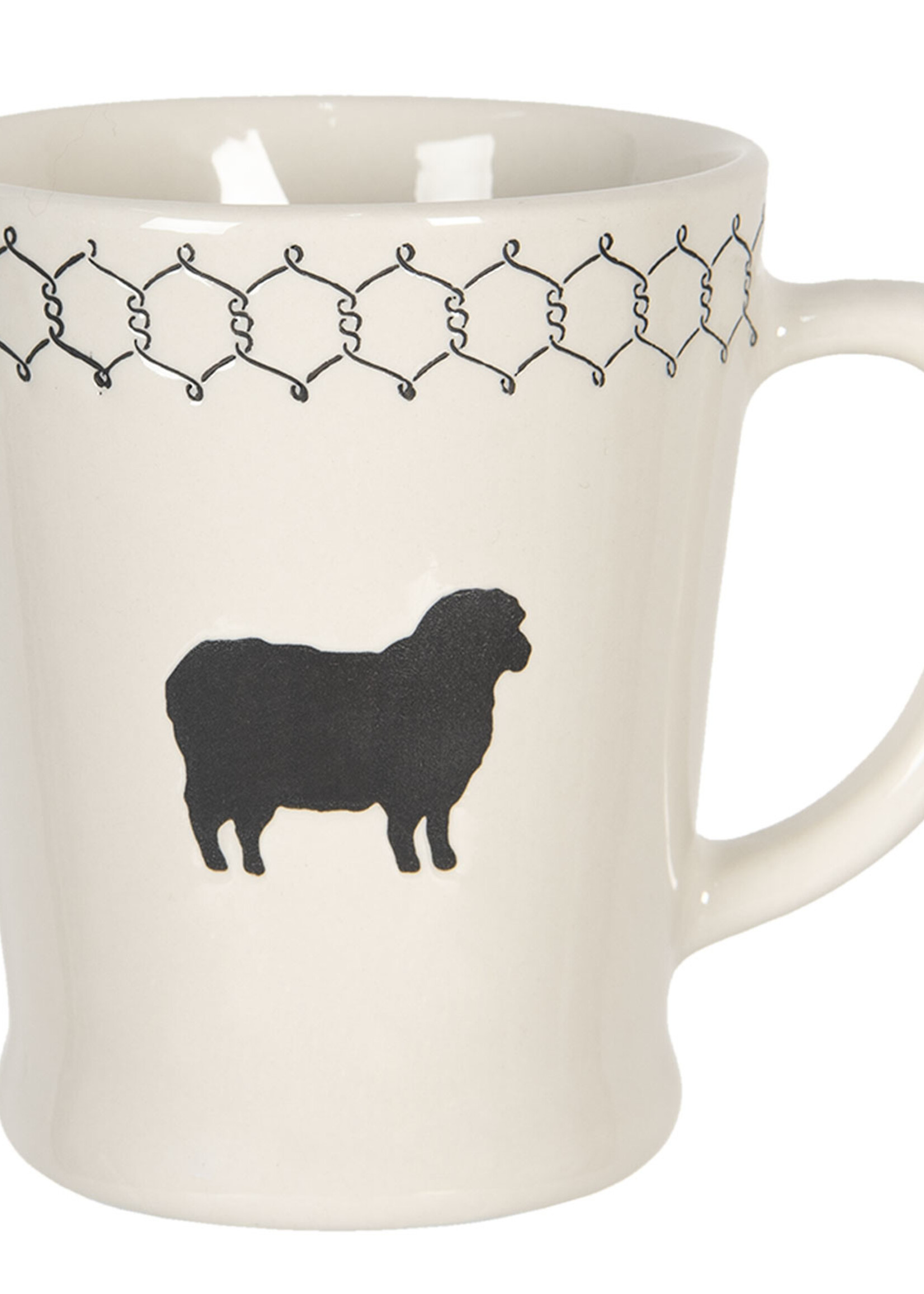 Clayre & Eef Mug 16*11*10 cm / 300 ml 6CEMU0094