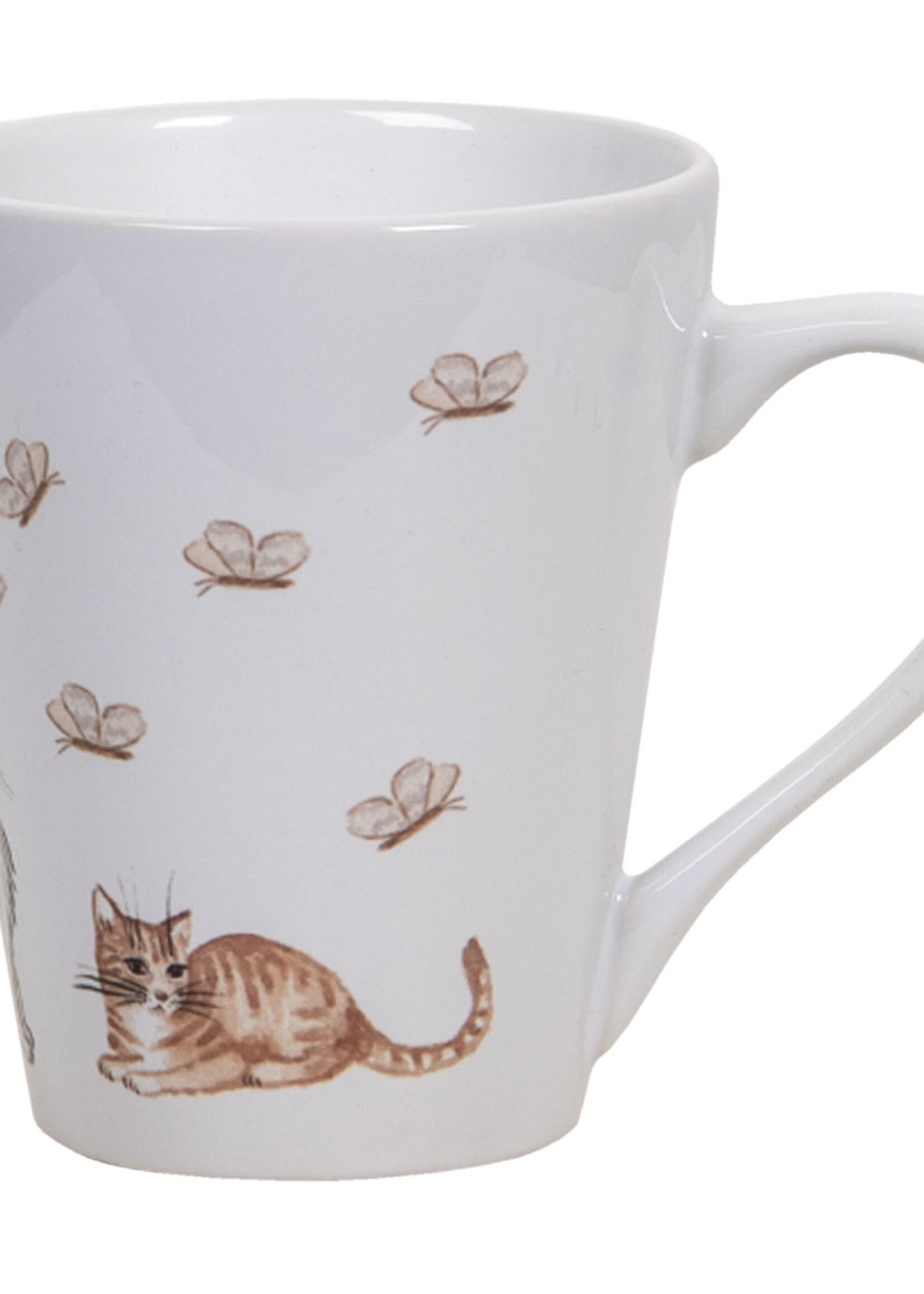 Clayre & Eef Mug Ø 9*10 cm / 300 ml 6CEMU0111