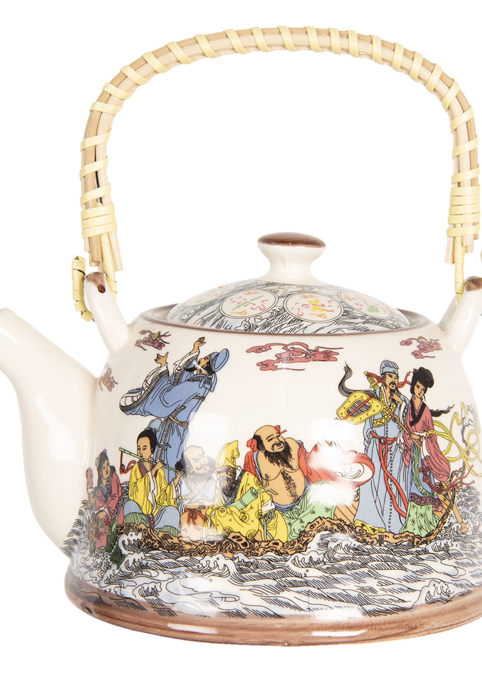 Clayre & Eef Théière 18*14*12 cm / 800 ml 6CETE0084