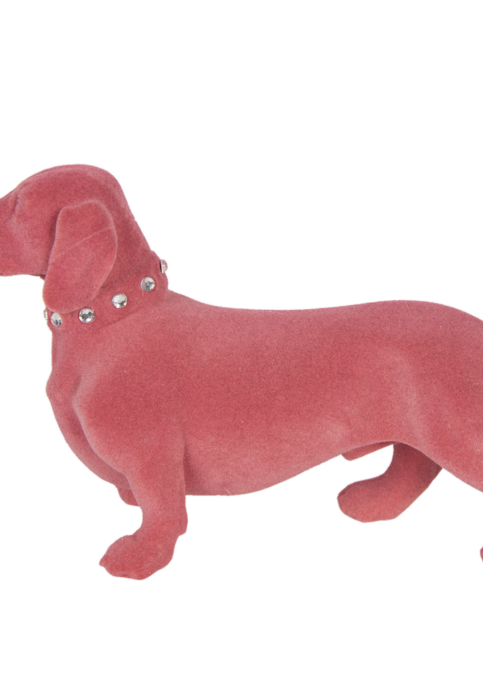 Clayre & Eef Décoration chien (teckel) 22*8*14 cm 6FU0012P