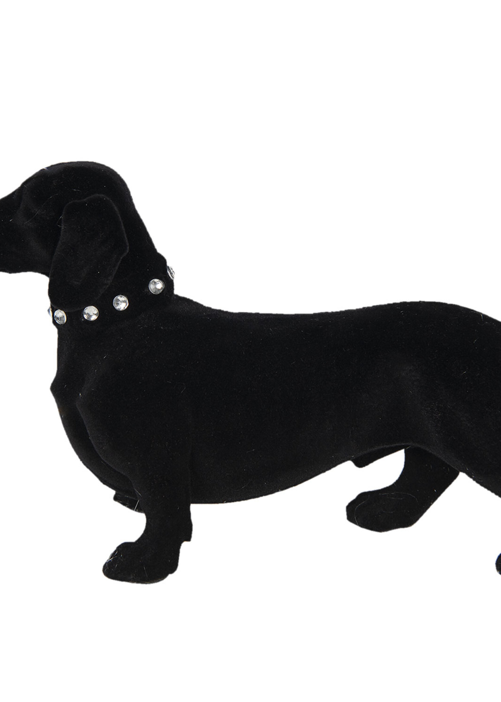 Clayre & Eef Décoration chien (teckel) 22*8*14 cm 6FU0012Z