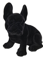 Clayre & Eef Decoratie hond (Franse Bulldog) 22*17*24 cm 6FU0014