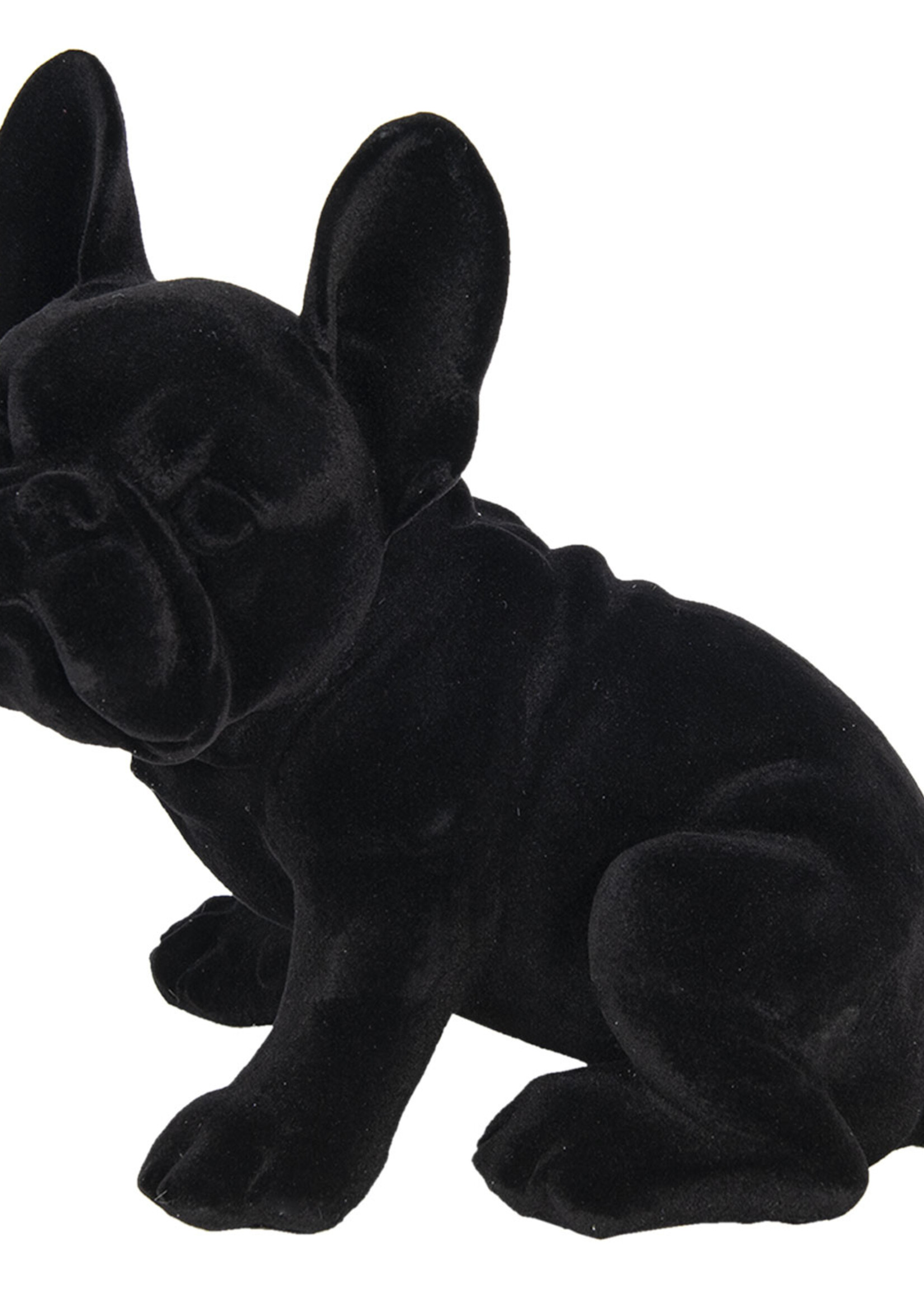Clayre & Eef Decoratie hond (Franse Bulldog) 22*17*24 cm 6FU0014