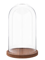 Clayre & Eef Cloche de verre Ø 16*28 cm 6GL1946