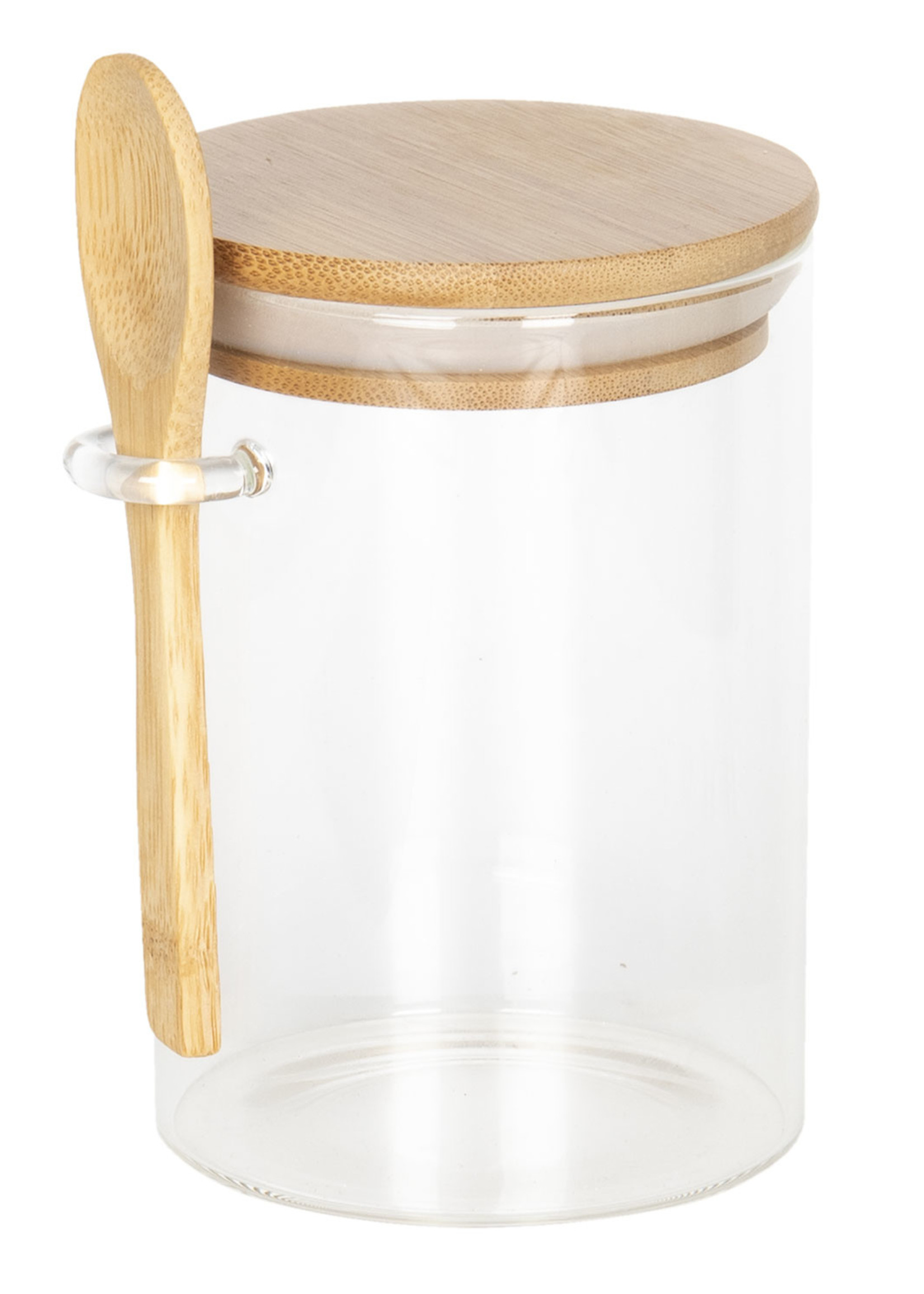 Clayre & Eef Voorraadpot met deksel Ø 8*12 cm 6GL2421M