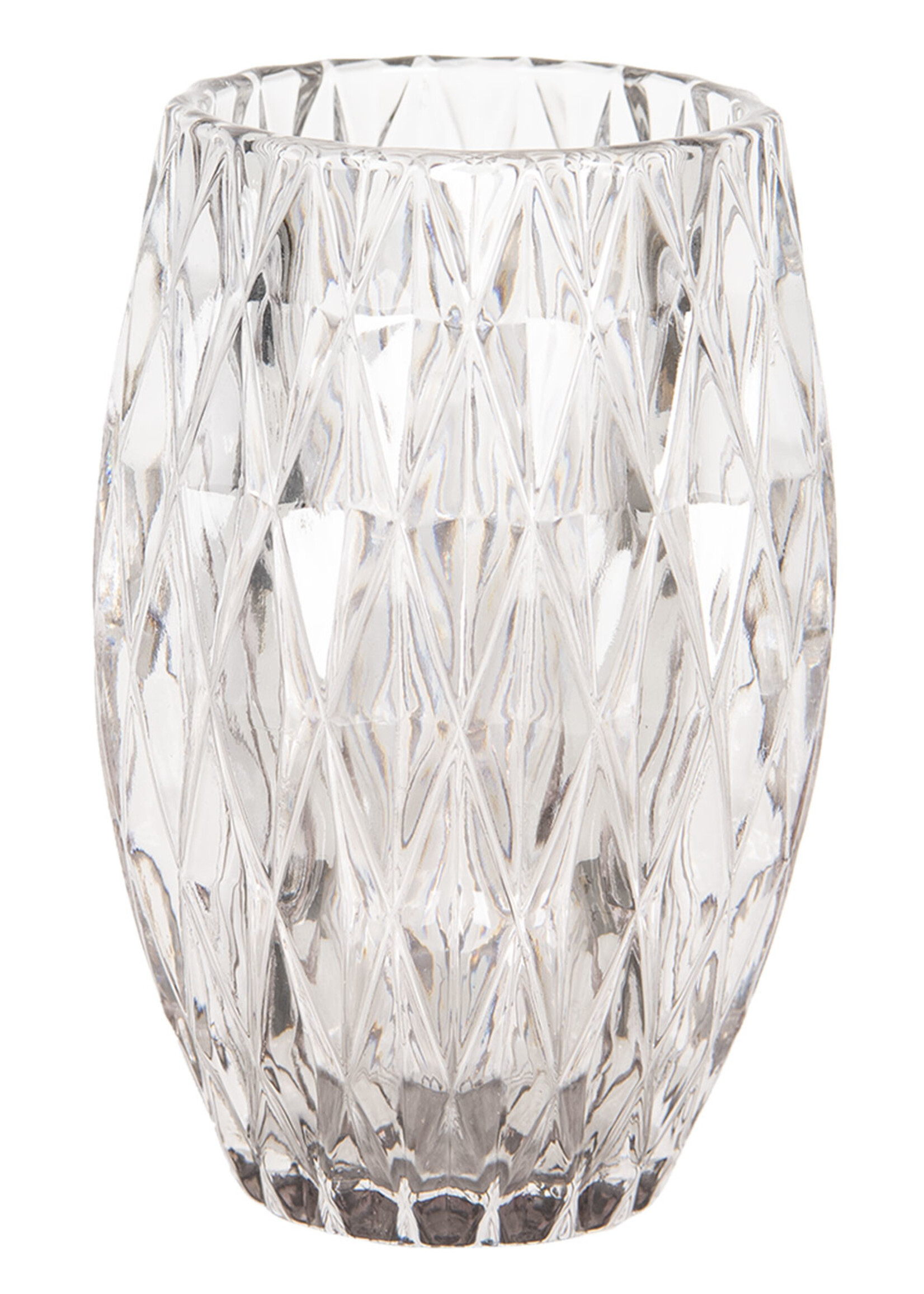 Clayre & Eef Waxinelichthouder Ø 9*13 cm 6GL2518