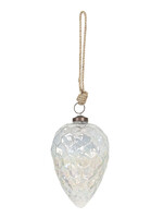 Clayre & Eef Boule de Noël Ø 8*15 cm 6GL2605