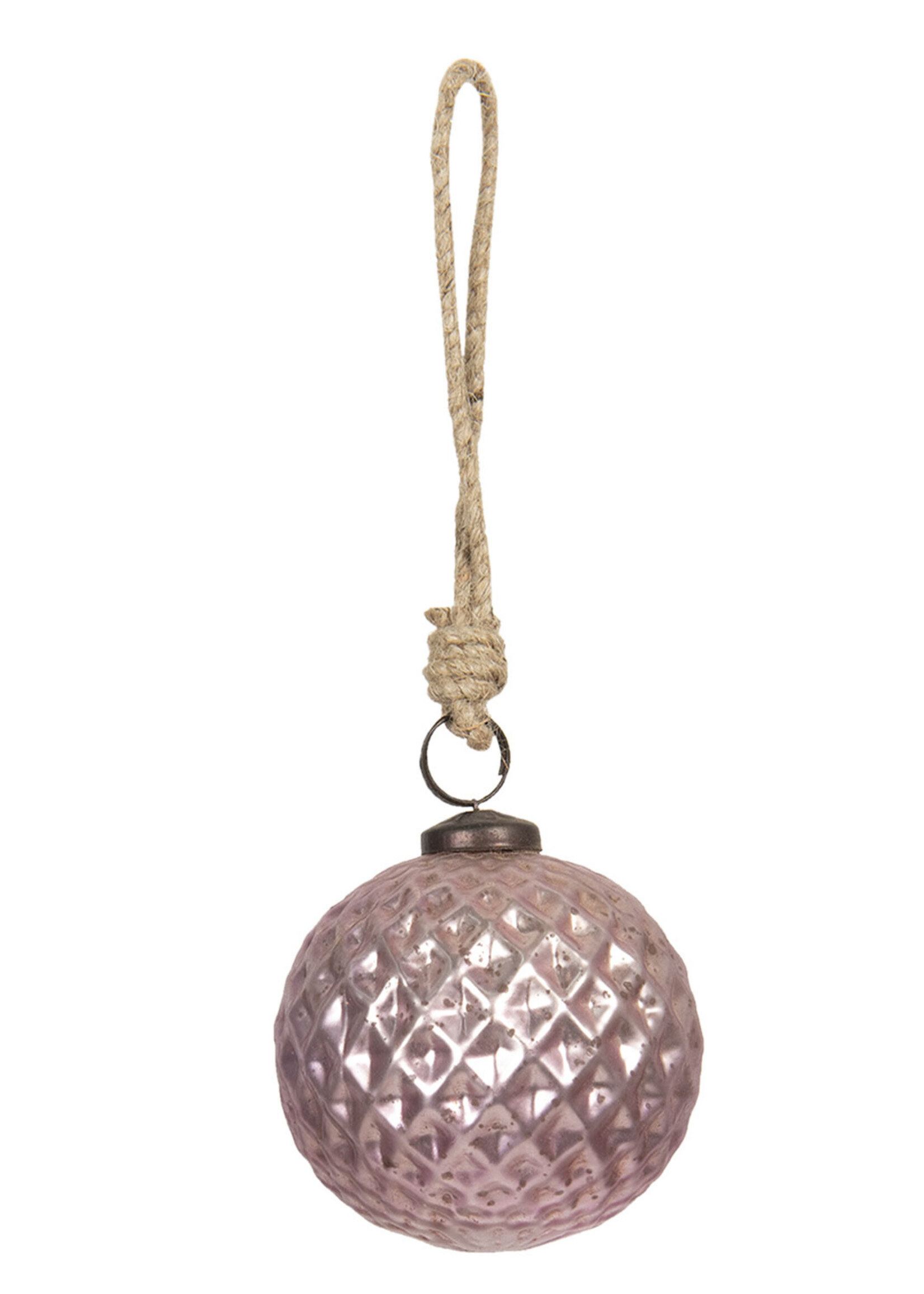 Clayre & Eef Kerstbal Ø 8*8 cm 6GL2614