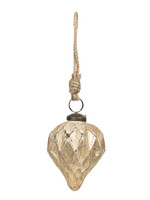 Clayre & Eef Kerstbal Ø 7*9 cm 6GL2617