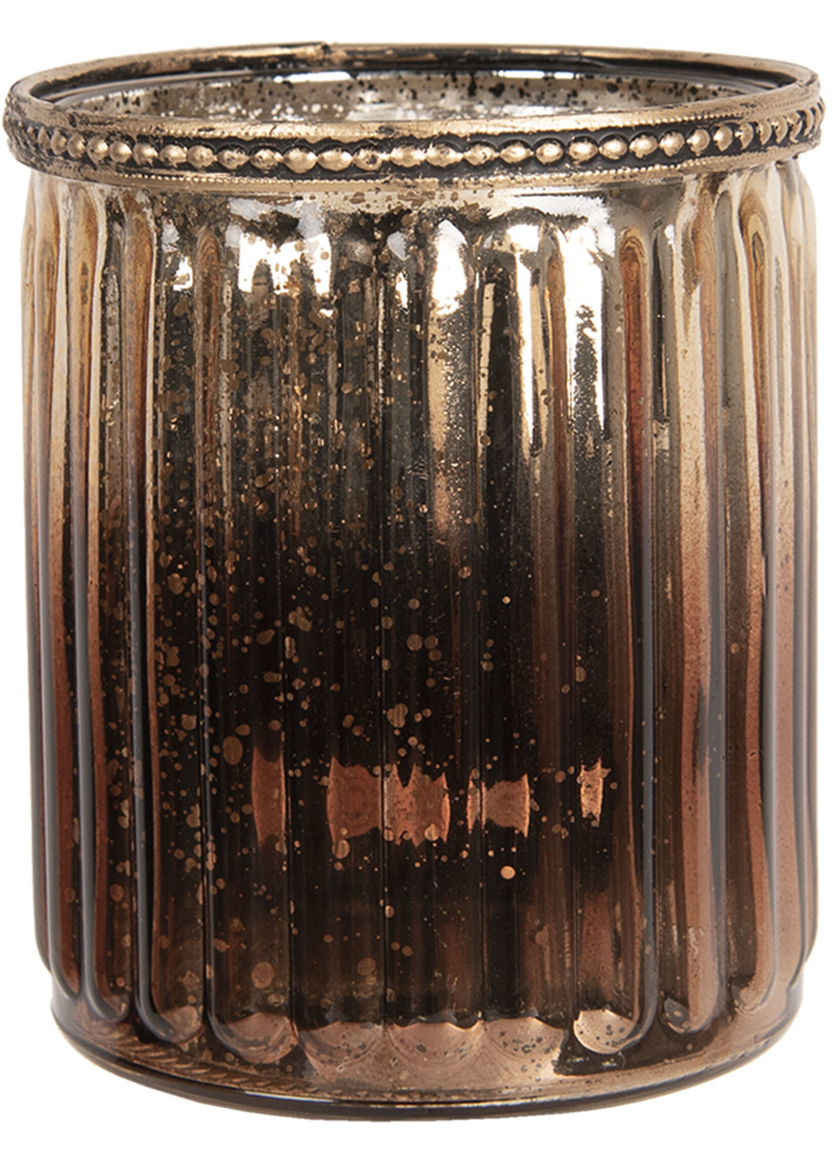 Clayre & Eef Waxinelichthouder Ø 10*11 cm 6GL2626