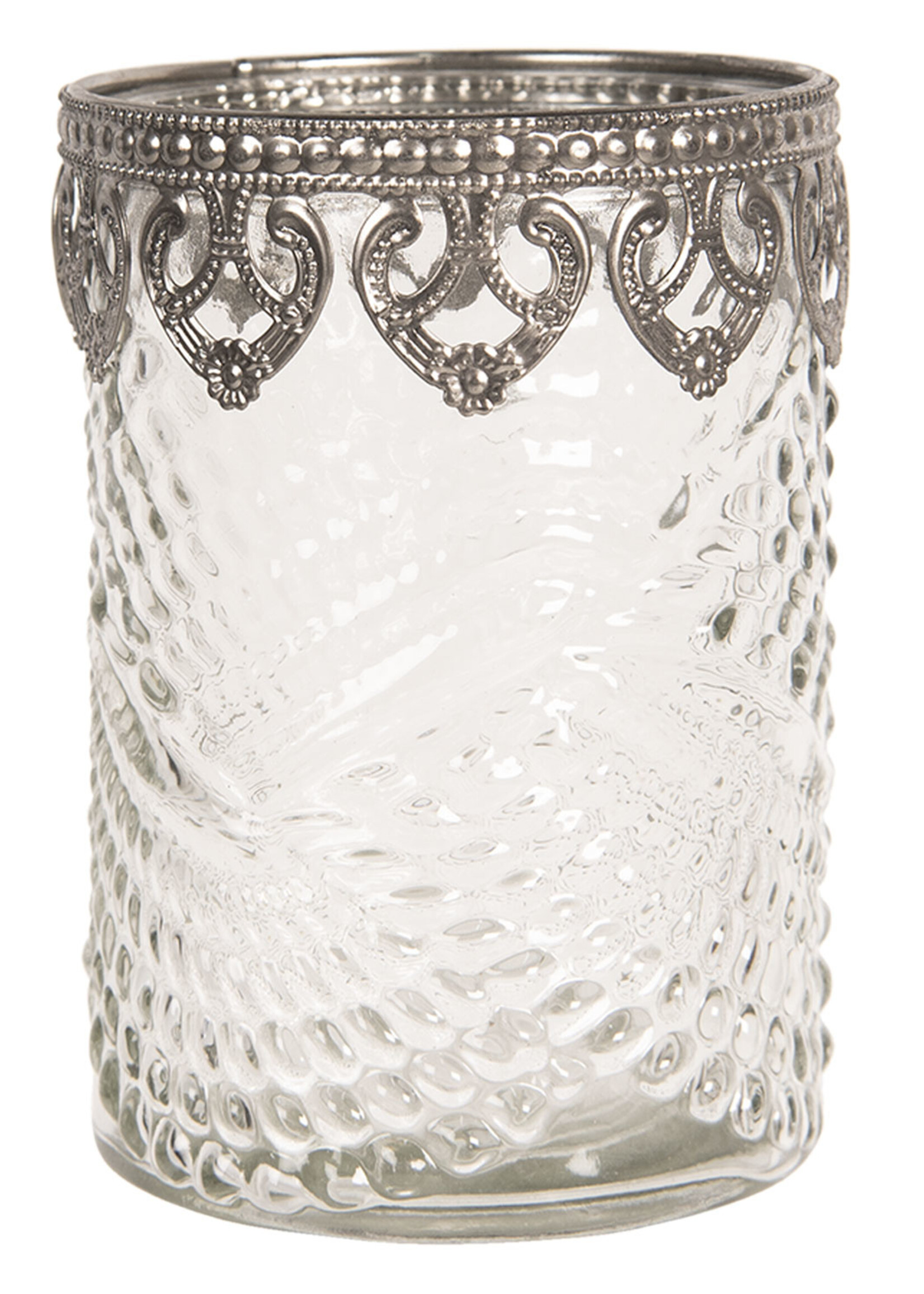 Clayre & Eef Photophore Ø 8*12 cm 6GL2627