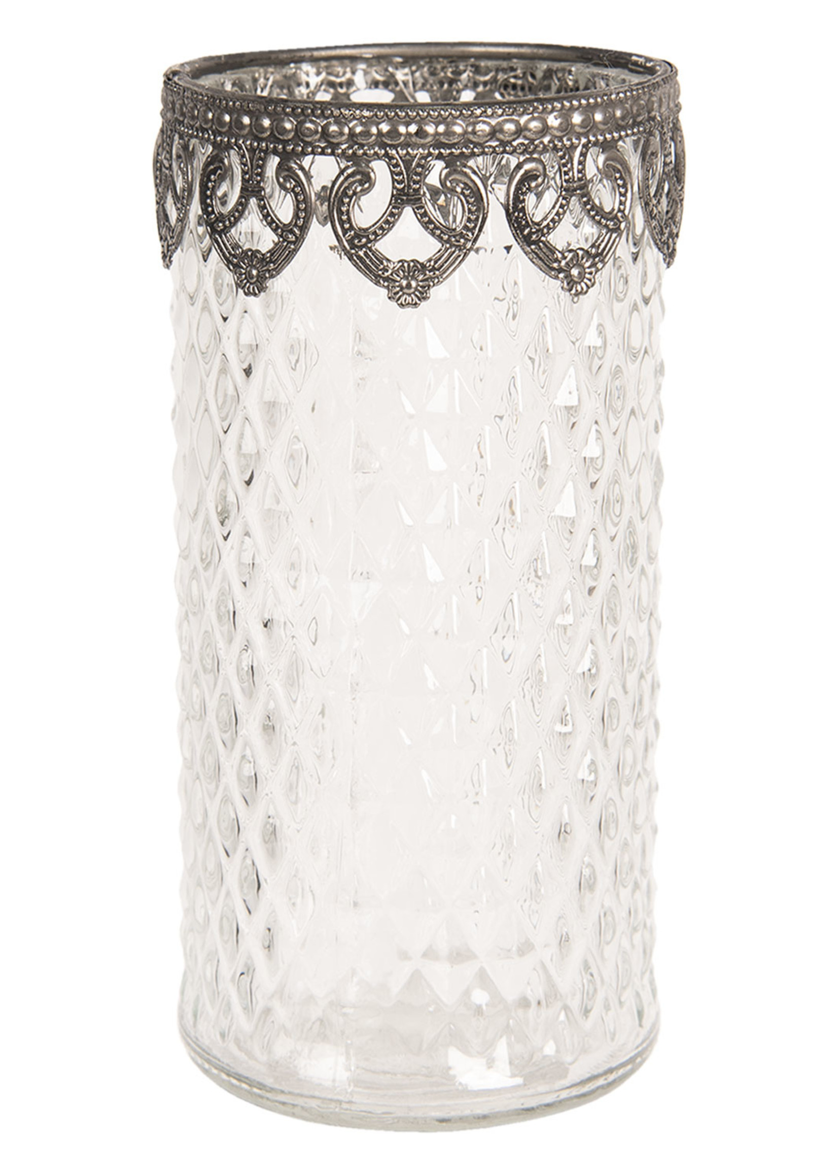 Clayre & Eef Waxinelichthouder Ø 8*16 cm 6GL2628