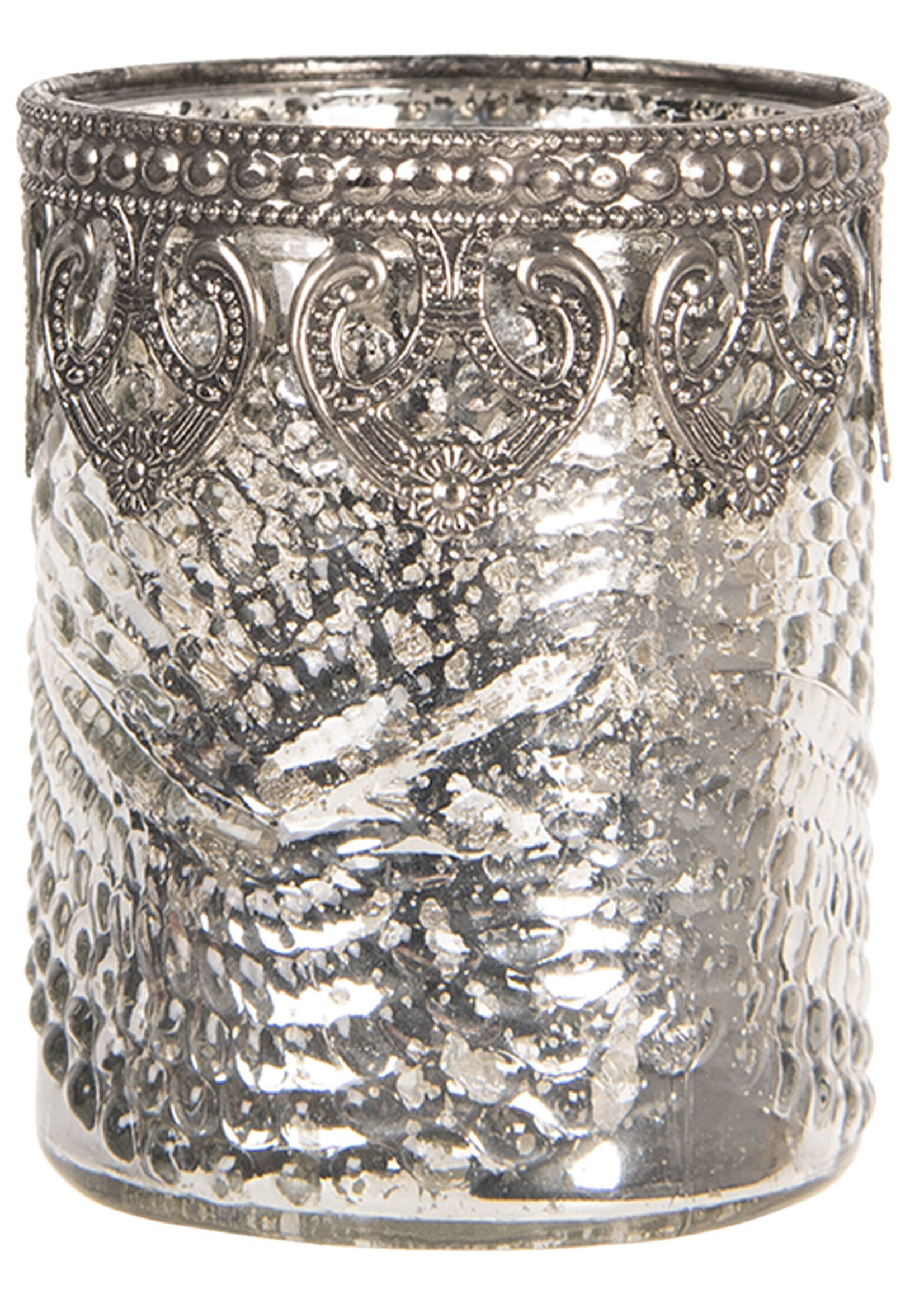 Clayre & Eef Waxinelichthouder Ø 7*8 cm 6GL2653