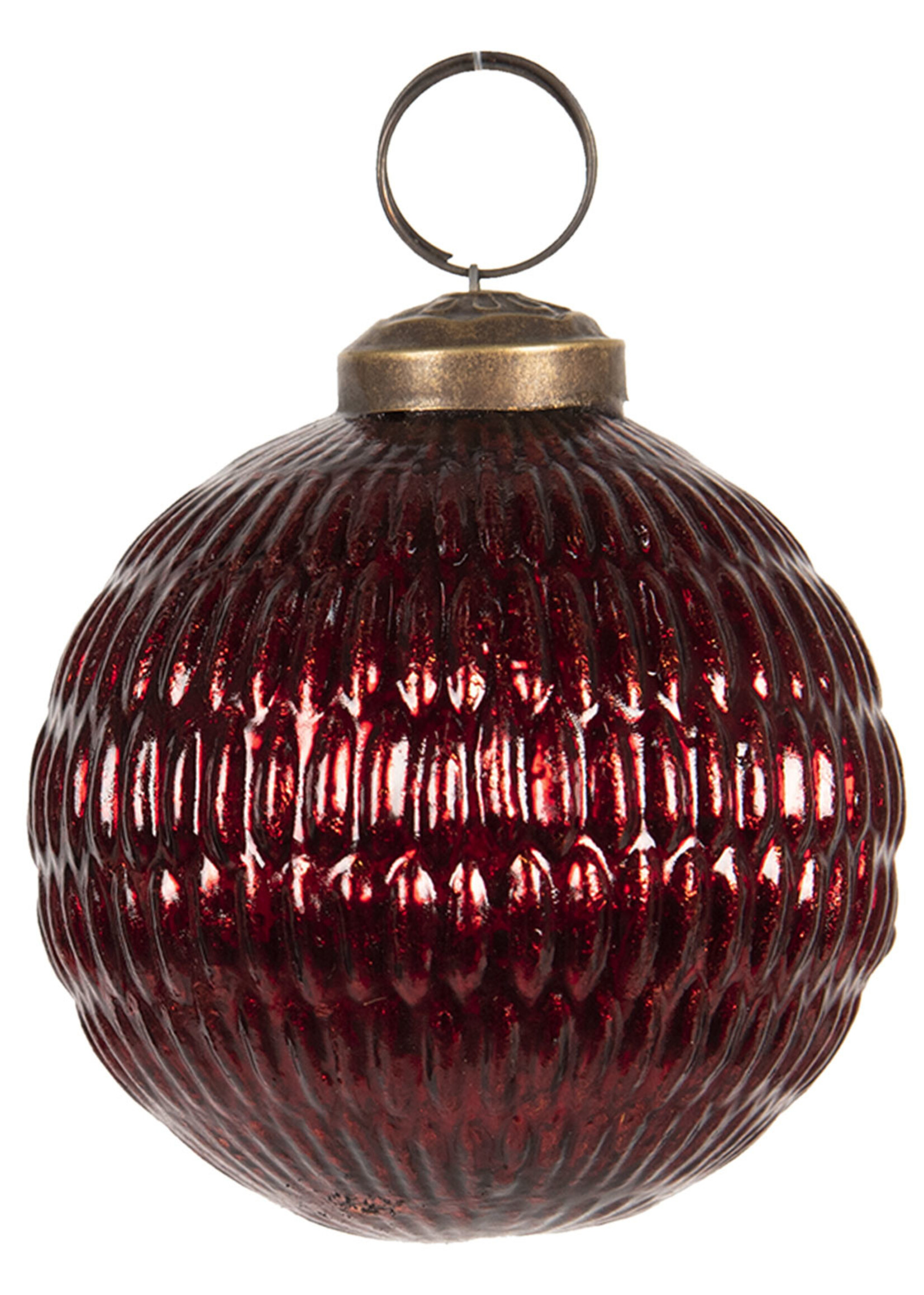 Clayre & Eef Kerstbal Ø 8 cm 6GL2657