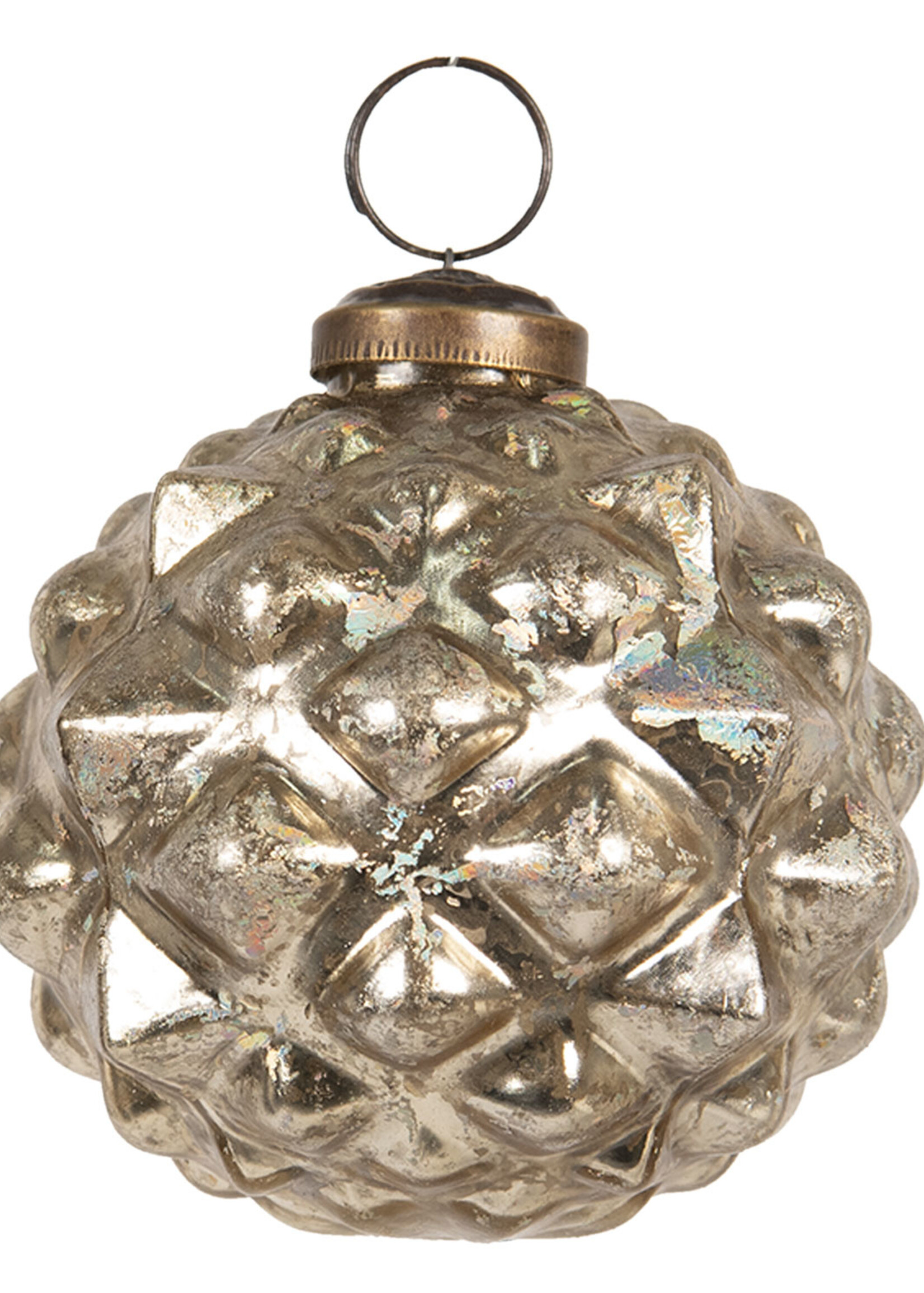 Clayre & Eef Boule de Noël Ø 8 cm 6GL2660