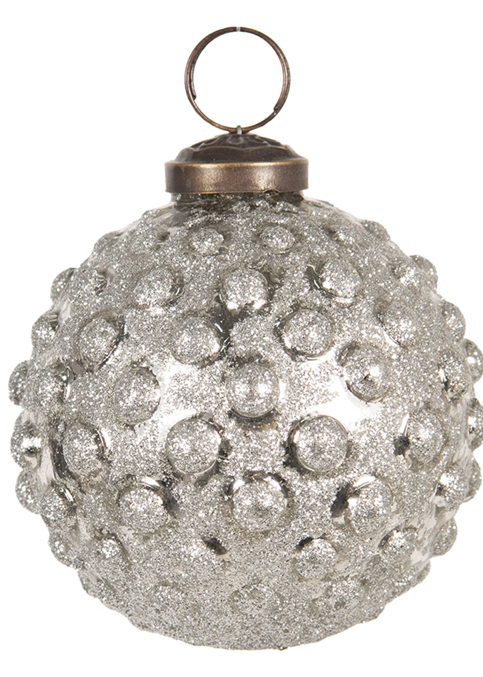 Clayre & Eef Boule de Noël Ø 8 cm 6GL2675