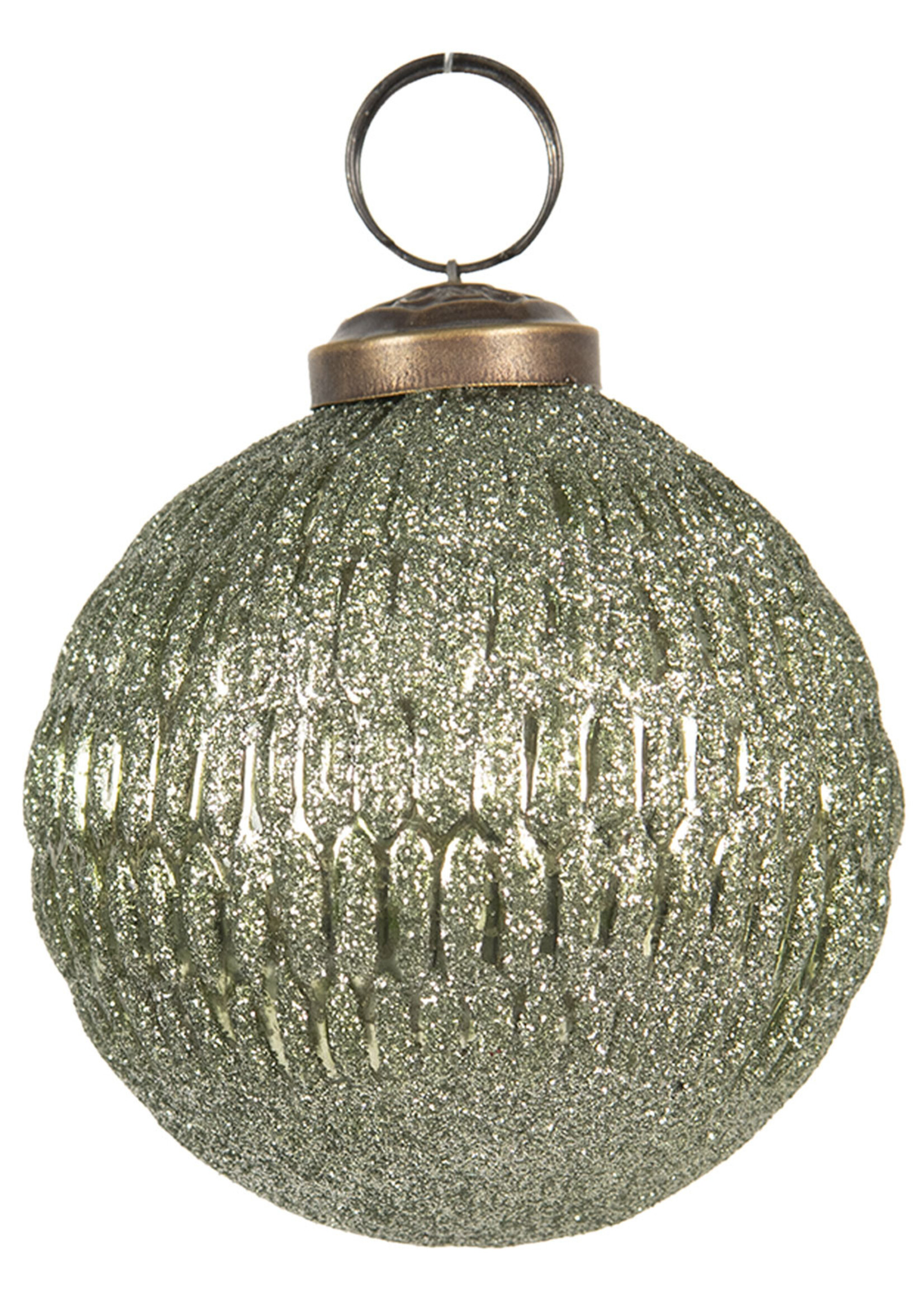 Clayre & Eef Boule de Noël Ø 8 cm 6GL2678