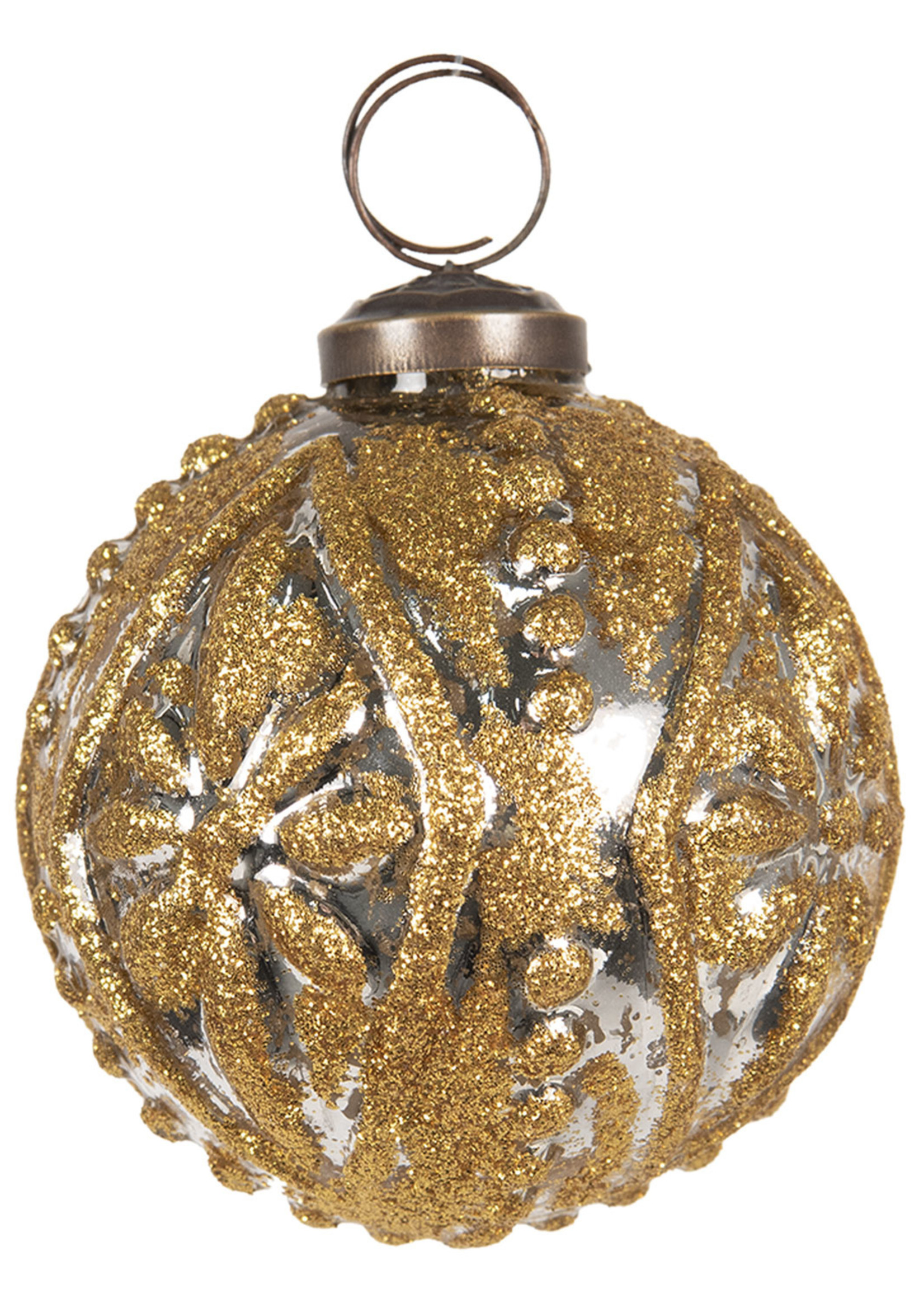 Clayre & Eef Kerstbal Ø 8 cm 6GL2682