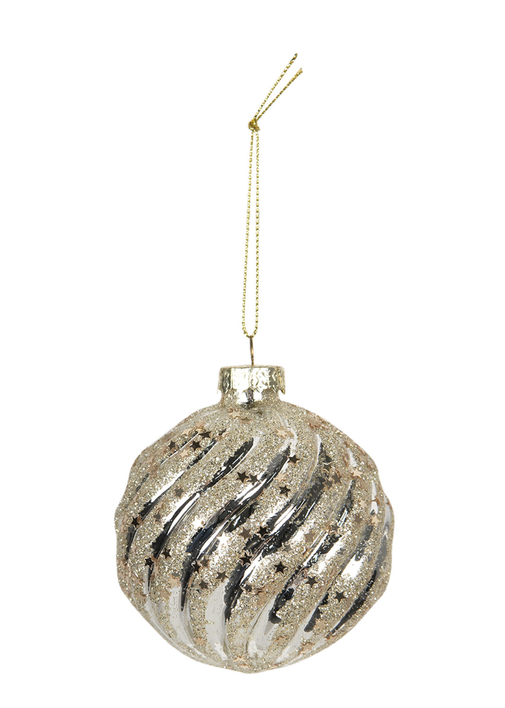 Clayre & Eef Boule de Noël Ø 8 cm (set 4) 6GL2734