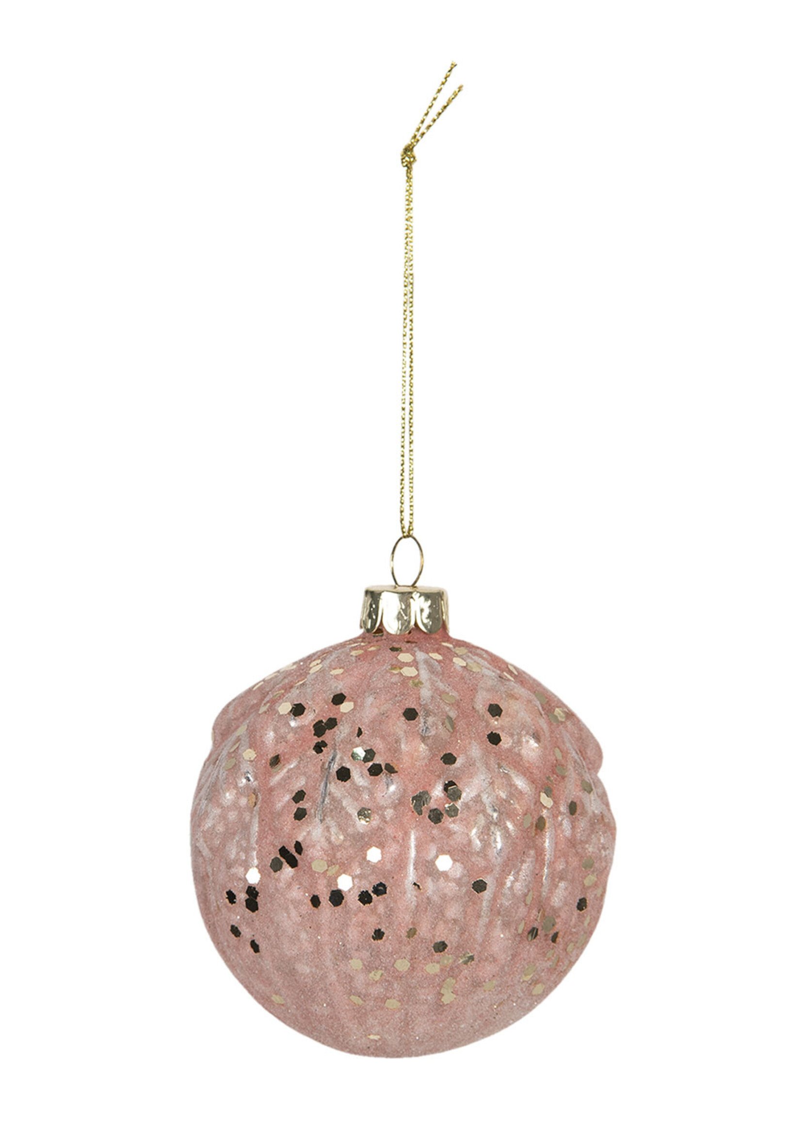 Clayre & Eef Doos kerstballen Ø 8 cm (set 4) 6GL2741