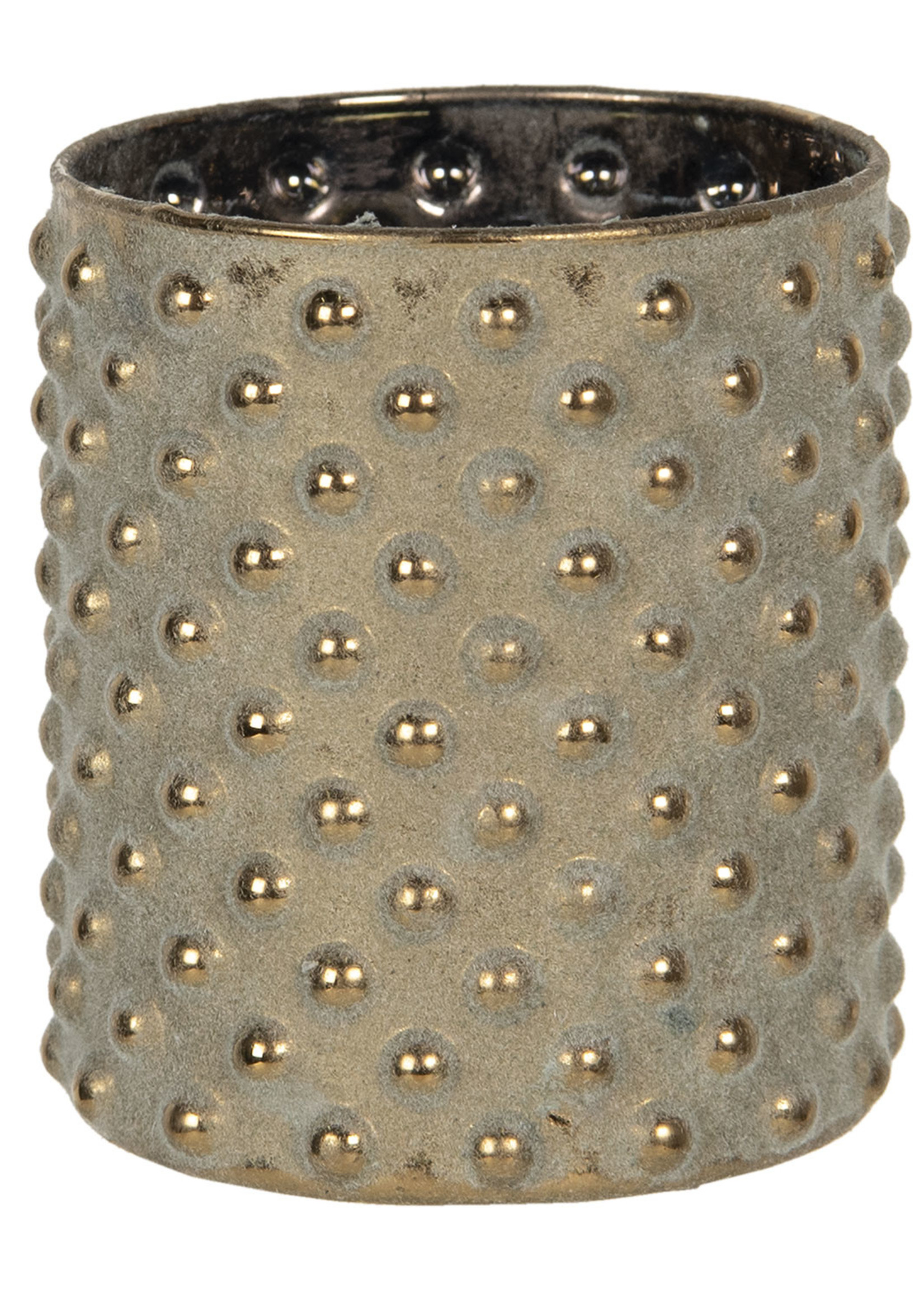 Clayre & Eef Waxinelichthouder Ø 6*9 cm 6GL2761