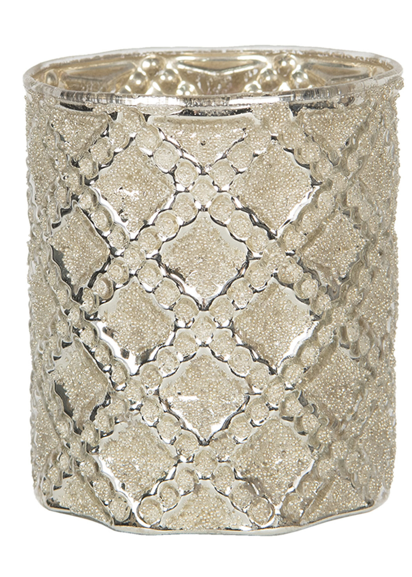 Clayre & Eef Waxinelichthouder Ø 8*9 cm 6GL2770