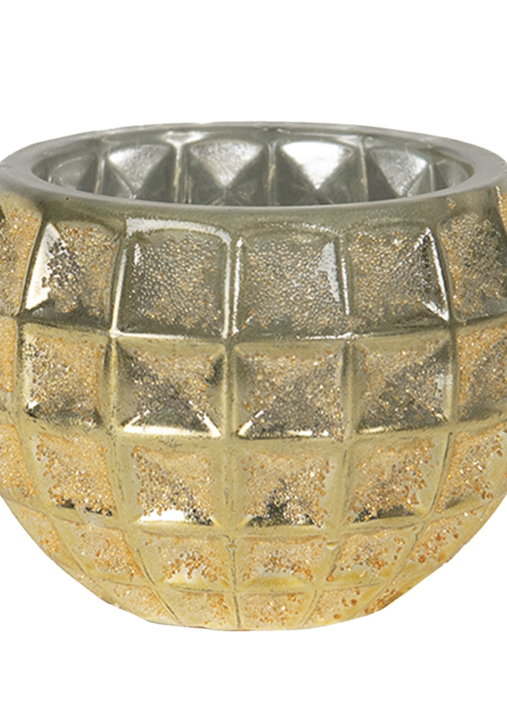 Clayre & Eef Waxinelichthouder Ø 8*6 cm 6GL2773