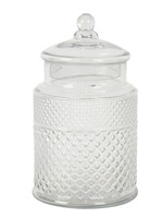 Clayre & Eef Bocal avec couvercle Ø 15*20 cm 6GL2798