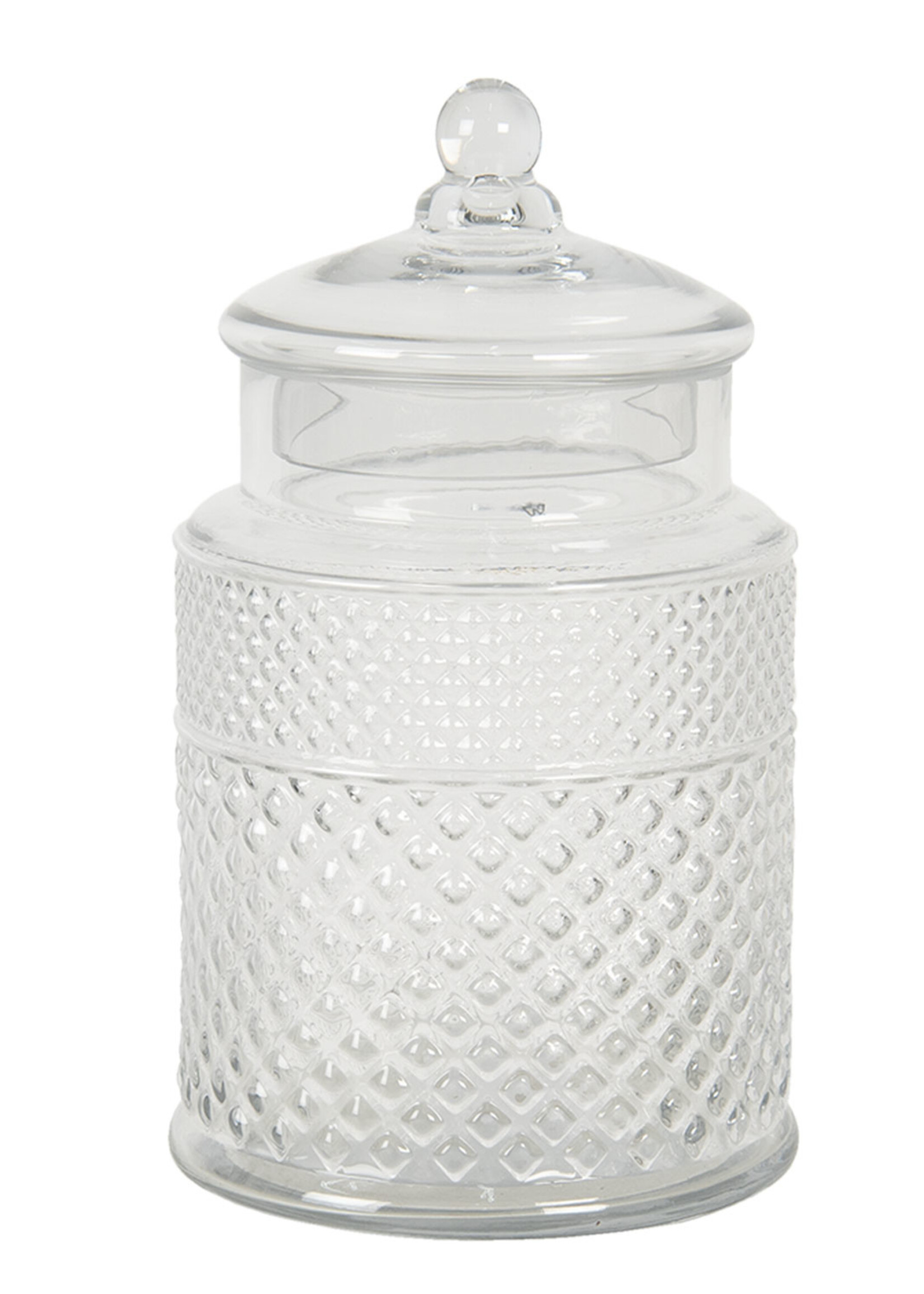 Clayre & Eef Bocal avec couvercle Ø 15*20 cm 6GL2798