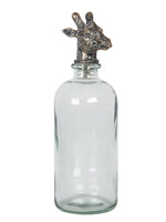 Clayre & Eef Bouteille avec bouchon girafe 11*11*33 cm 6GL2820