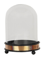 Clayre & Eef Cloche de verre Ø 11*17 cm 6GL2821