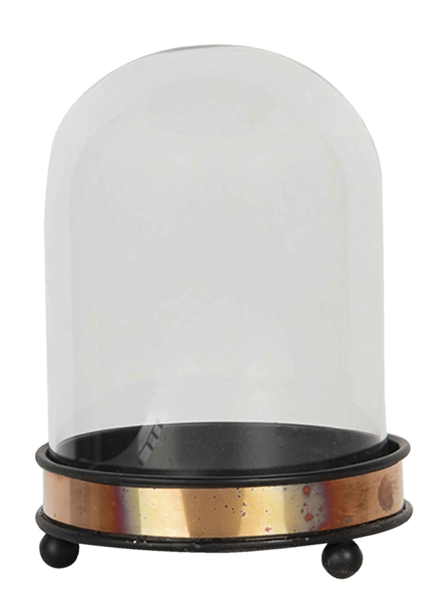 Clayre & Eef Cloche de verre Ø 11*17 cm 6GL2821