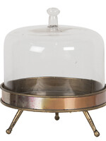 Clayre & Eef Cloche de verre Ø 18*21 cm 6GL2823