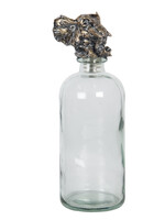 Clayre & Eef Bouteille avec bouchon éléphant Ø 10*33 cm 6GL2826