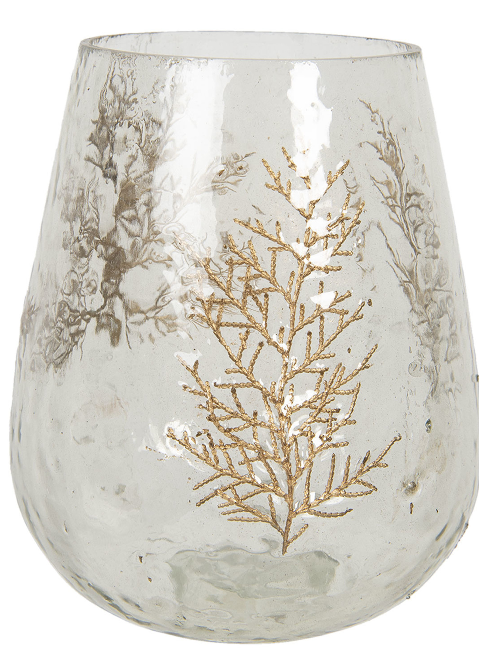 Clayre & Eef Waxinelichthouder Ø 16*18 cm 6GL2853