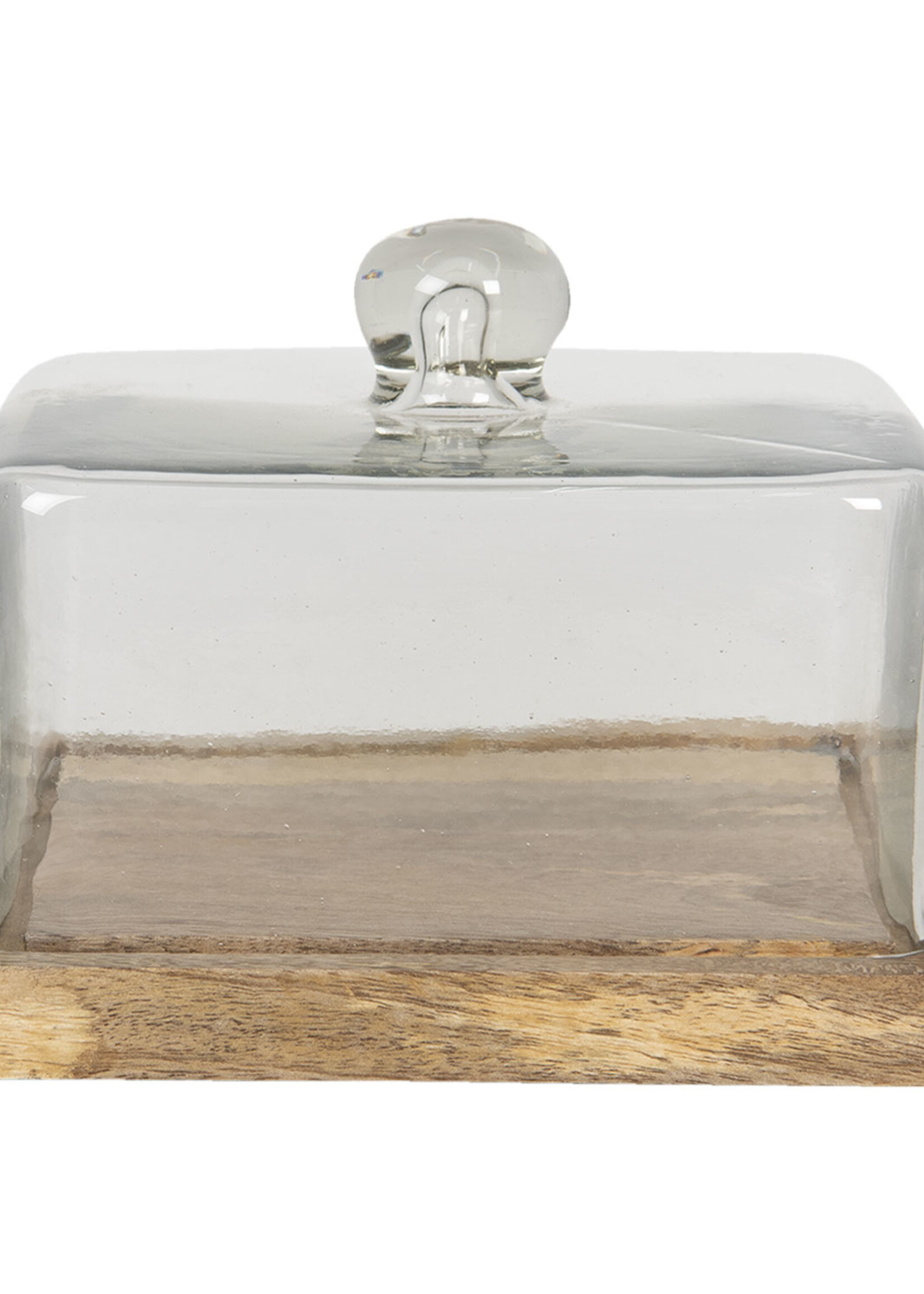 Clayre & Eef Cloche de verre 17*17*12 cm 6GL2869