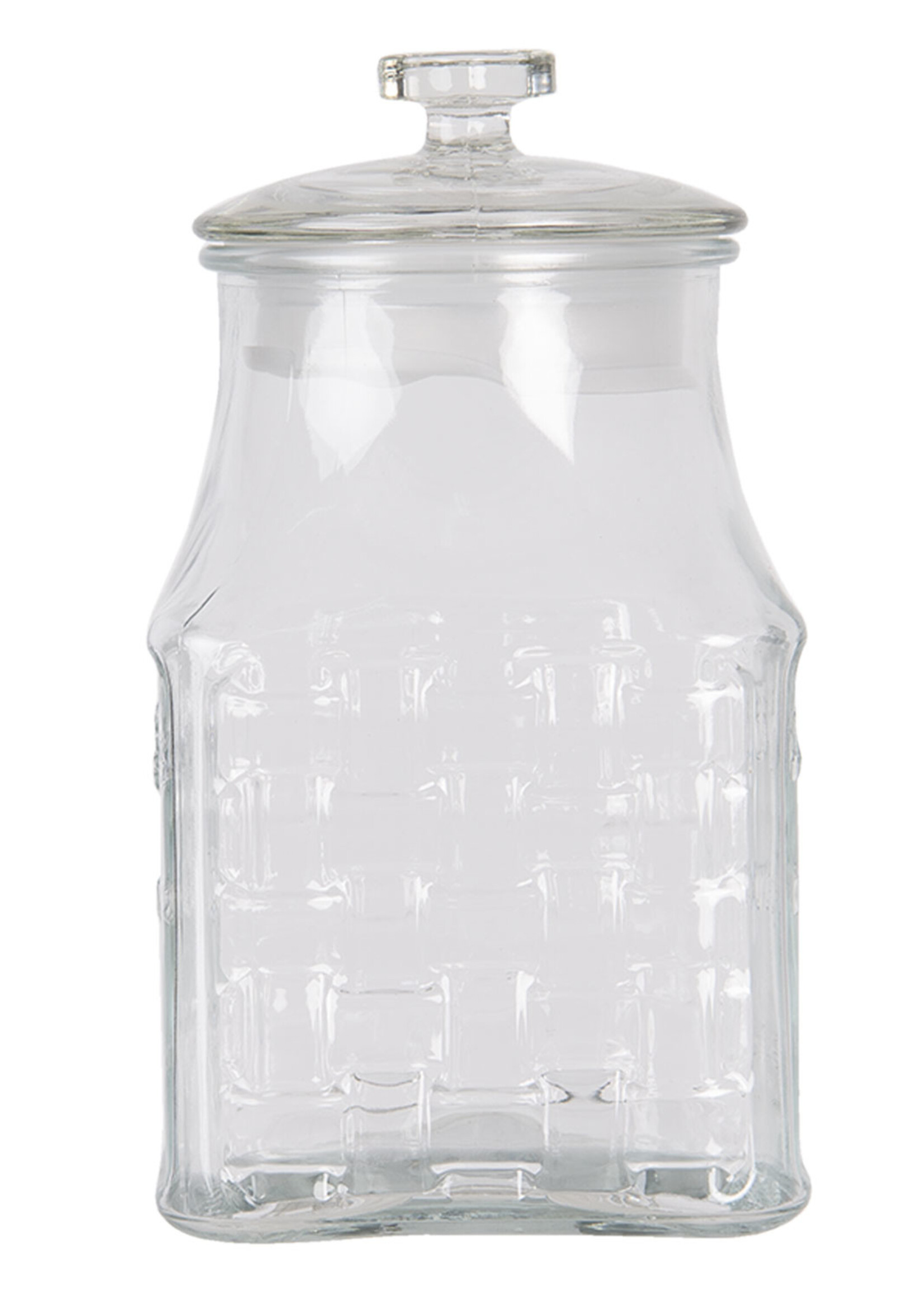 Clayre & Eef Voorraadpot 12*12*21 cm 6GL2919