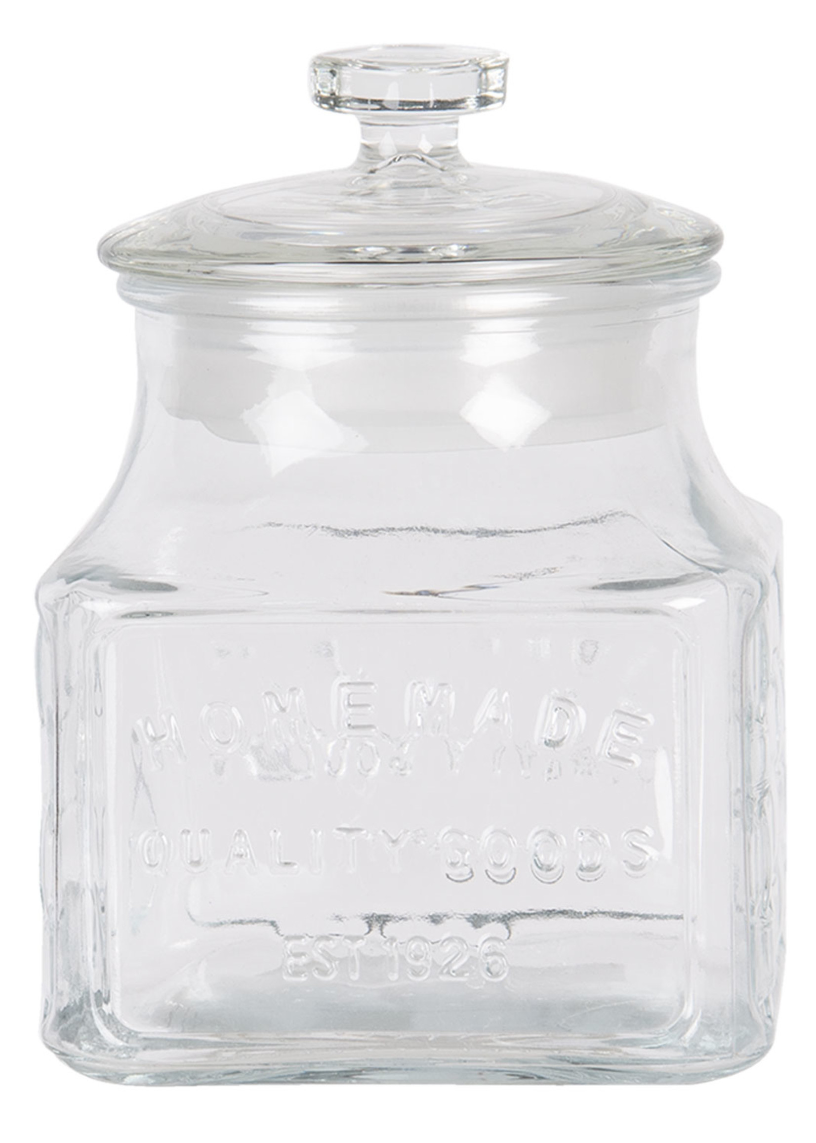 Clayre & Eef Voorraadpot 12*12*16 cm 6GL2920