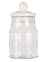 Clayre & Eef Voorraadpot Ø 15*29 cm 6GL2924