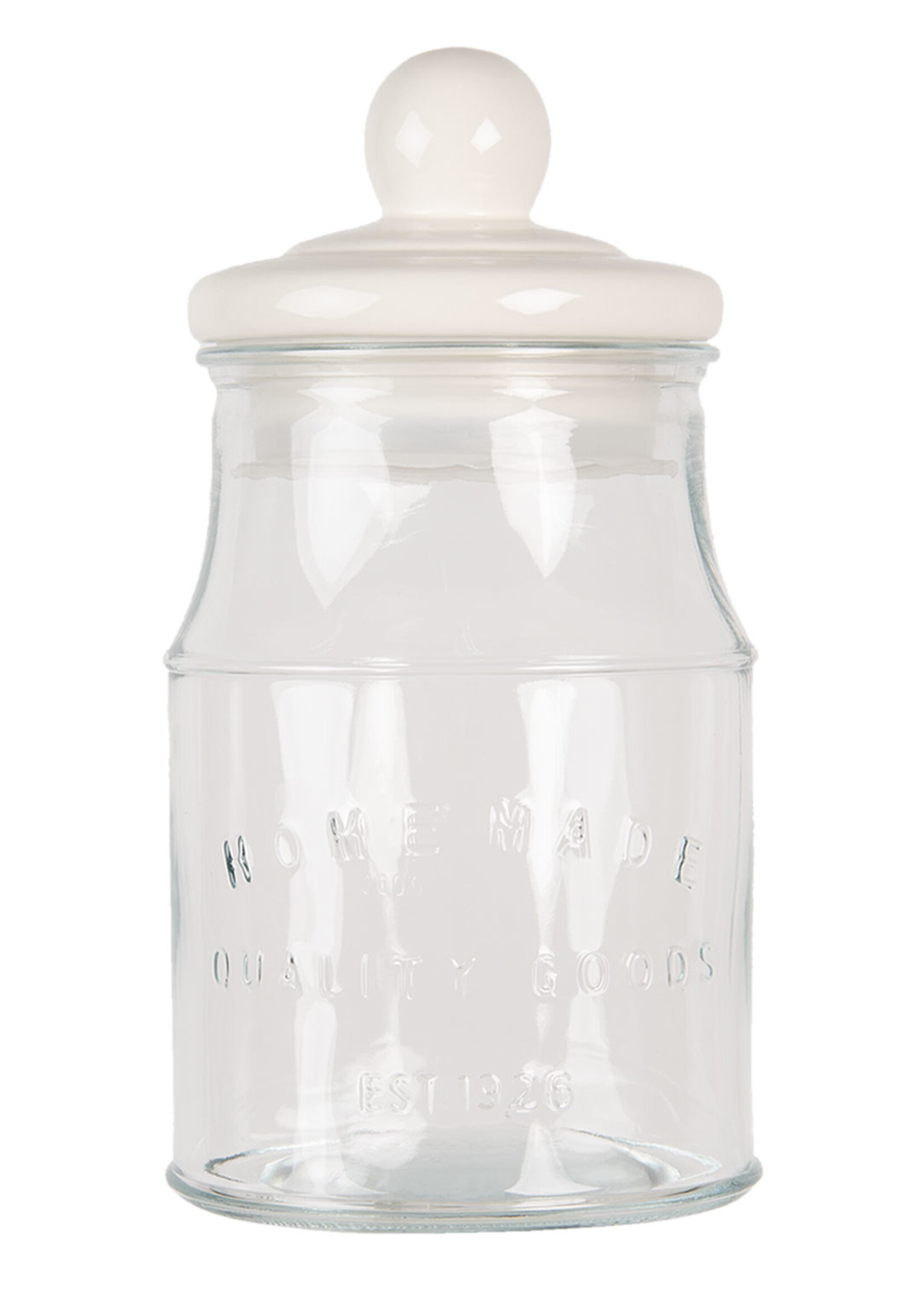 Clayre & Eef Voorraadpot Ø 15*29 cm 6GL2924