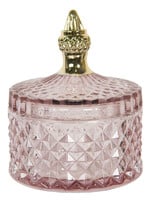 Clayre & Eef Schaaltje met deksel Ø 10*13 cm 6GL2946P