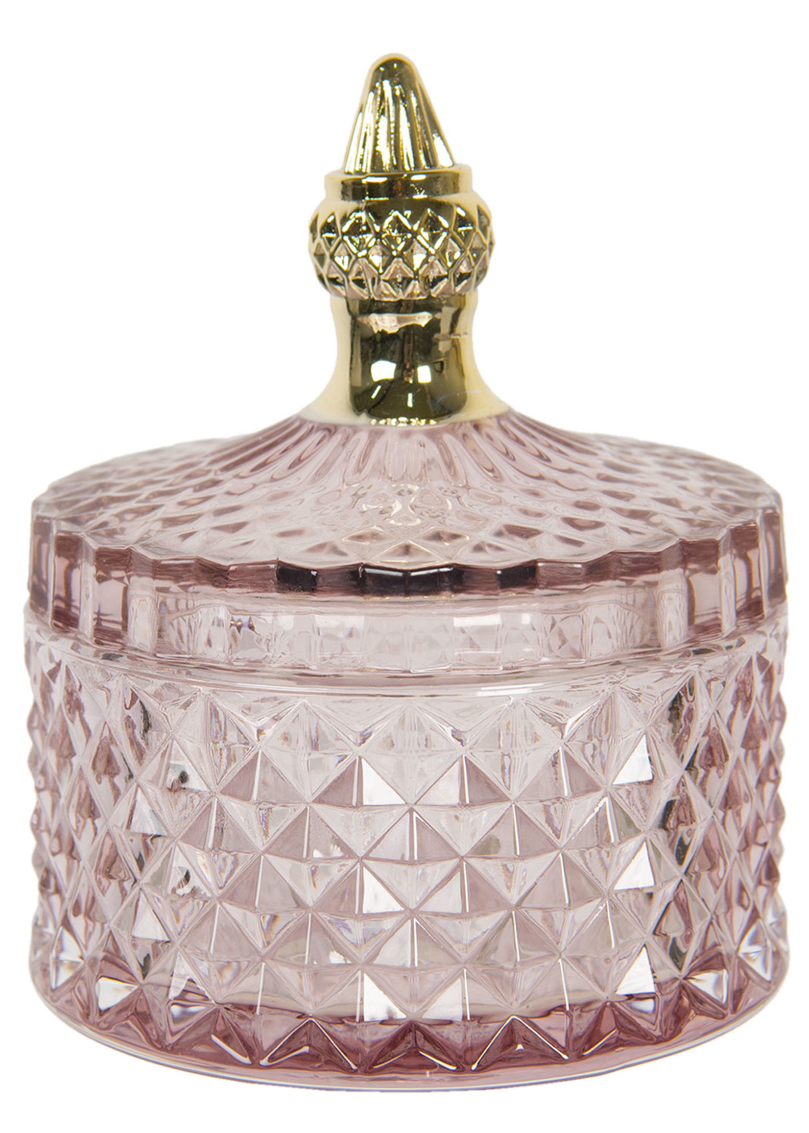 Clayre & Eef Plat avec couvercle Ø 10*13 cm 6GL2946P