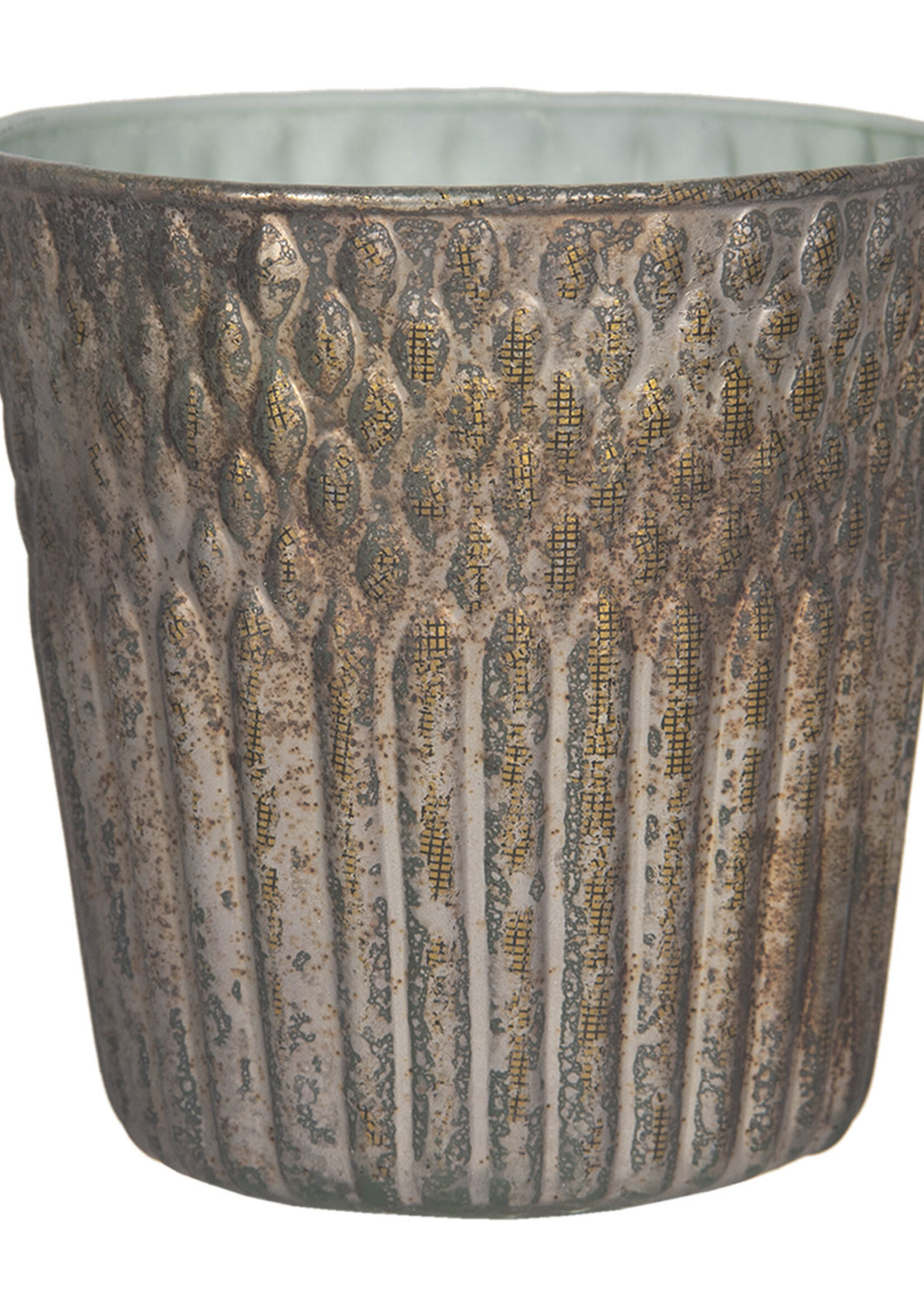 Clayre & Eef Waxinelichthouder Ø 13*13 cm 6GL2973