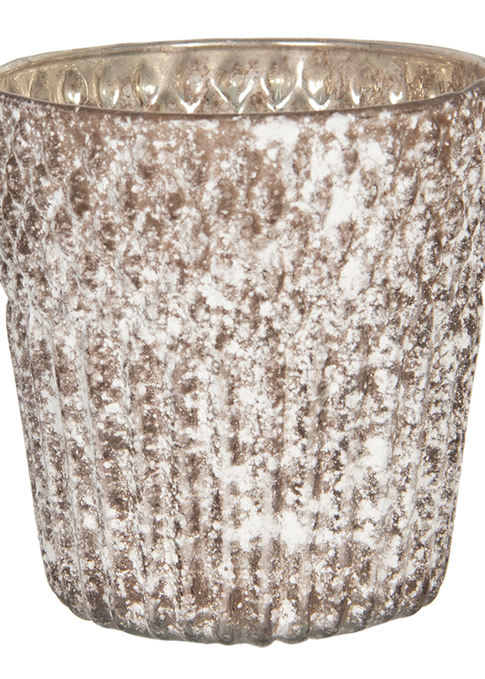 Clayre & Eef Waxinelichthouder Ø 12*13 cm 6GL2976