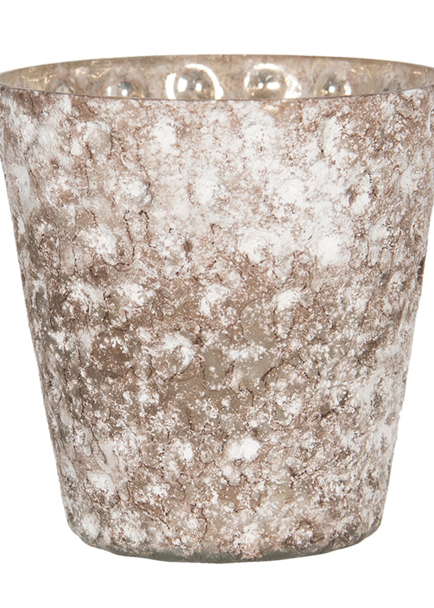 Clayre & Eef Waxinelichthouder Ø 10*10 cm 6GL2978