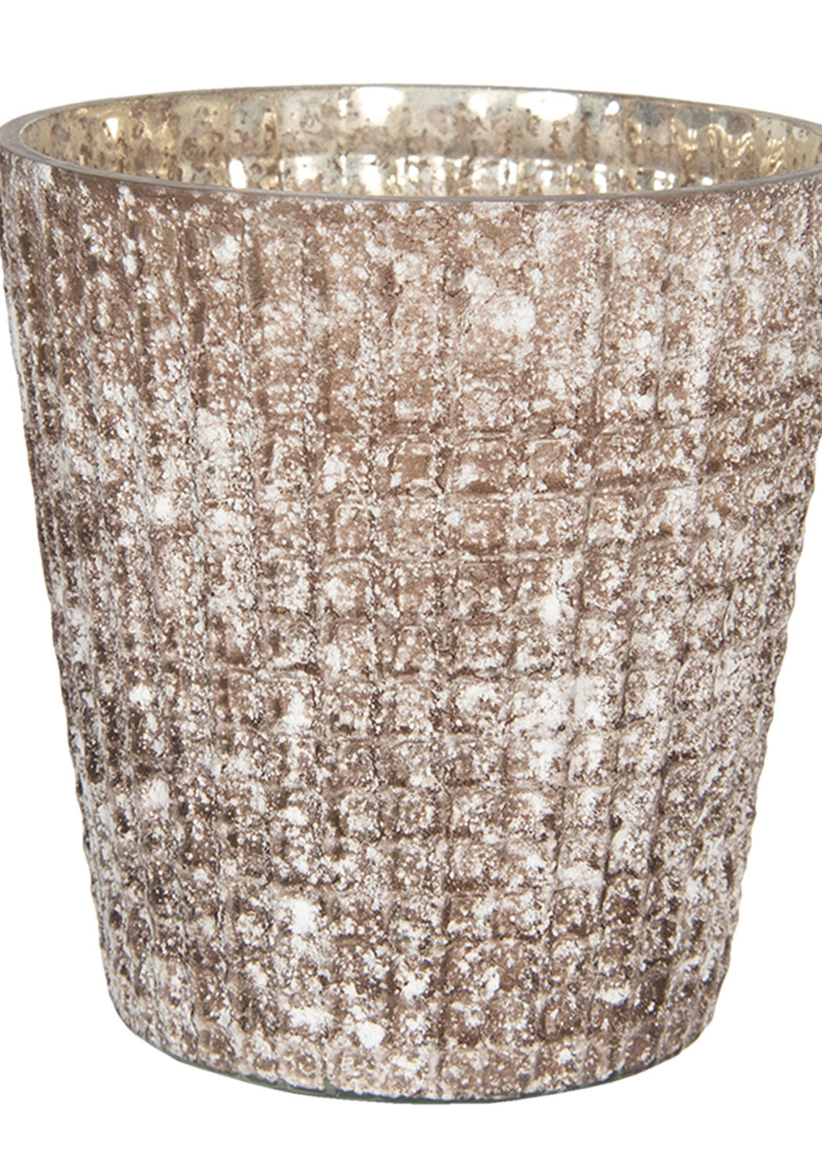 Clayre & Eef Waxinelichthouder Ø 13*15 cm 6GL2979