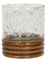 Clayre & Eef Waxinelichthouder Ø 9*10 cm 6GL3002