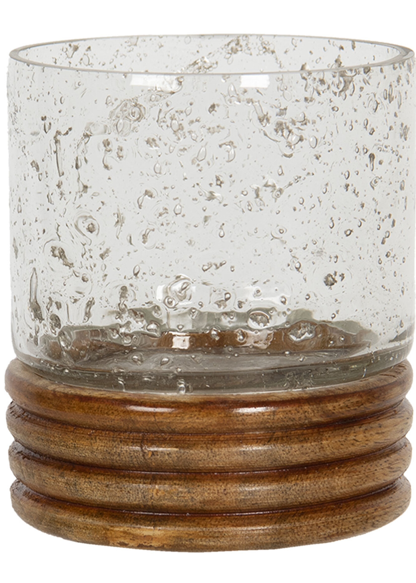 Clayre & Eef Waxinelichthouder Ø 9*10 cm 6GL3002