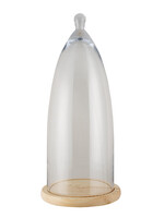 Clayre & Eef Cloche de verre Ø 24*56 cm 6GL3005